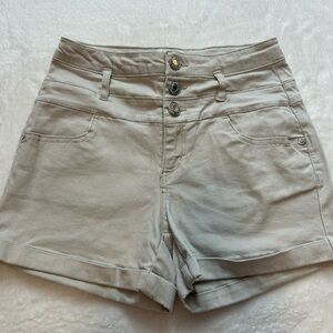 Celebrity Pink Tan High Waist Shorts